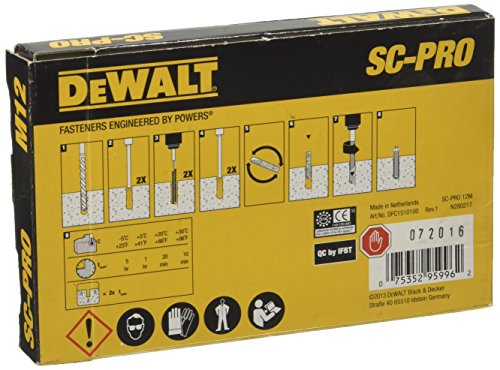 DEWALT DFC1510100 Cápsula de anclaje químico 31140 SC-PRO M12