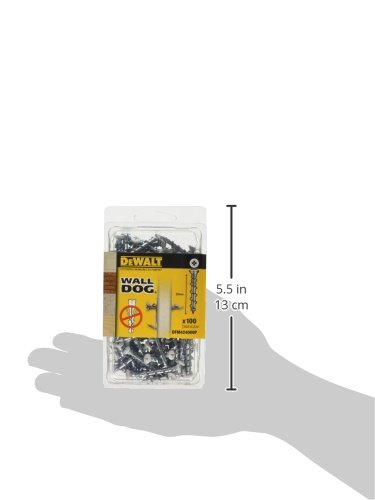 DEWALT DFM424000P - Anclaje de cabeza avellanada para fijación en pared (blanco) (Env. 100 Ud.)