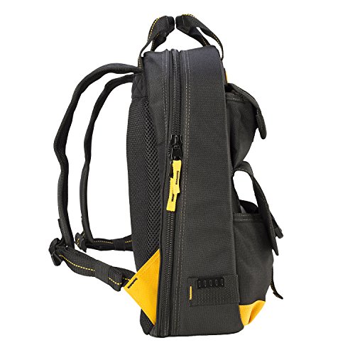 DeWalt dgc530 USB carga herramienta Mochila (23 bolsillo), Negro/Amarillo