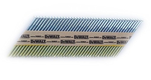Dewalt DNW28R50E Clavos cabeza redonda brillante para estructura 2.8 mm x 50 mm, Set de 6 Piezas, Multicolor