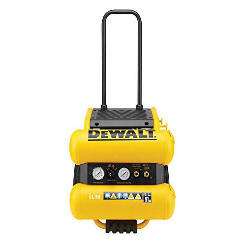 DeWalt DPC16PS-QS - Compresor 2.5 Hp, 16 Litros, Amarillo/Negro