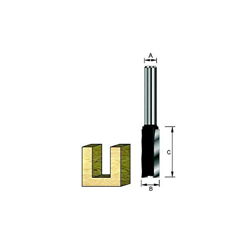 DeWalt DR1003-XC DR1003-XC-Fresa de Corte Recto 2 cortantes