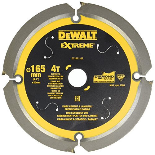 Dewalt DT20421-QZ DT20421-QZ-Hojas para Corte Multi-Material (Fibrocemento) 115x10mm x 4D, 0 W, 0 V