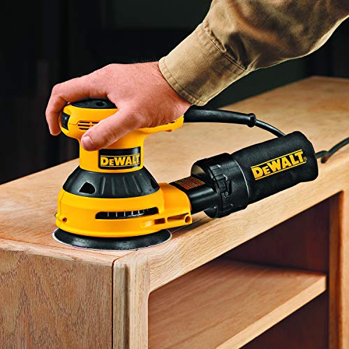 Dewalt DT3105-QZ - Discos de Lija de 125mm y Grano 120, con Velcro de Acoplamiento rápido y 8 Orificos Perforados