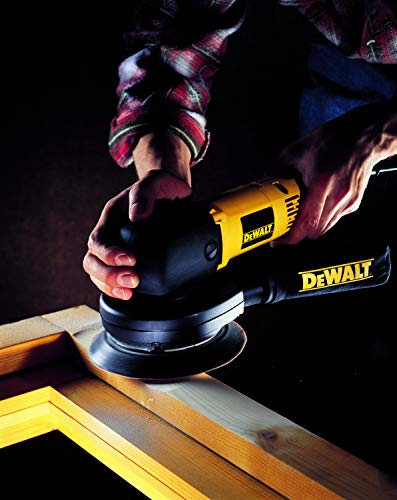 Dewalt DT3121-QZ DT3121-QZ-Discos de lija de 150mm y grano 40, con velcro de acoplamiento rápido y 6 orificos perforados, 0 W, 0 V