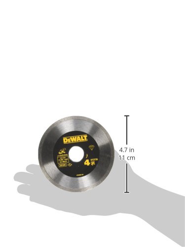 Dewalt DT3735-XJ DT3735-XJ-Disco de Diamante de Alto Rendimiento sinterizado para Azulejos 115x22.2mm, 0 W, 0 V