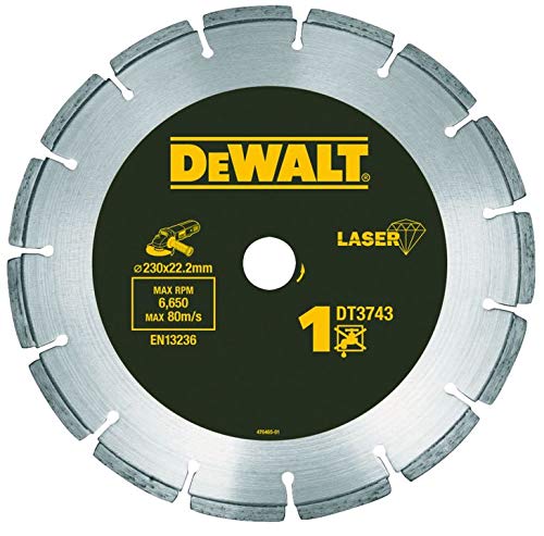 Dewalt DT3766-XJ - Disco de diamante 230mm corte de materiales duros y granito-cantero 10 mm