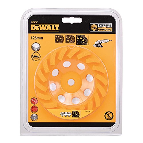 Dewalt DT3797-QZ Disco de copa de 125 mm rosca M14 turbo, 1 W