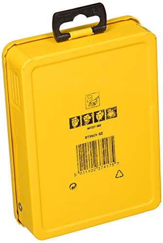 DeWalt DT5923-QZ - Juego de 19 Brocas para Metal Hss-G Din 338 en Cassette Metálica Ø 1-10mm