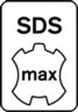 Dewalt DT6837-QZ DT6837-QZ-Cincel con Dientes TCT SDS-MAX 38x280mm, 38mm