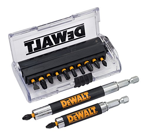 DeWalt DT70512T-QZ Juego de 14 Piezas para Atornillar con 2 Guías - Guía Telescópica Magnética Larga x 1