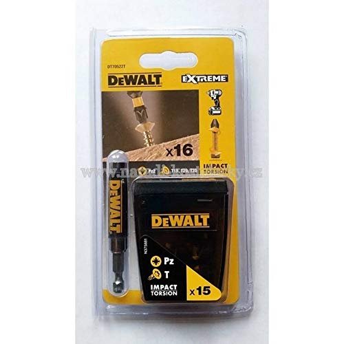 Dewalt DT70522T-QZ DT70522T-QZ-Juego de puntas de atornillado Impact Torsion (16 piezas)