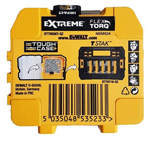 Dewalt DT70556T-QZ DT70556T-QZ-Juego de 25 Puntas Impact Torsion Pz2 25mm