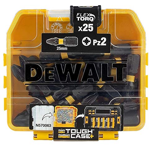 Dewalt DT70556T-QZ DT70556T-QZ-Juego de 25 Puntas Impact Torsion Pz2 25mm