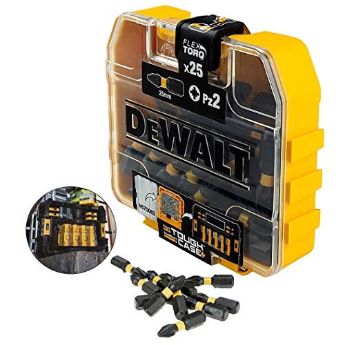 Dewalt DT70556T-QZ DT70556T-QZ-Juego de 25 Puntas Impact Torsion Pz2 25mm