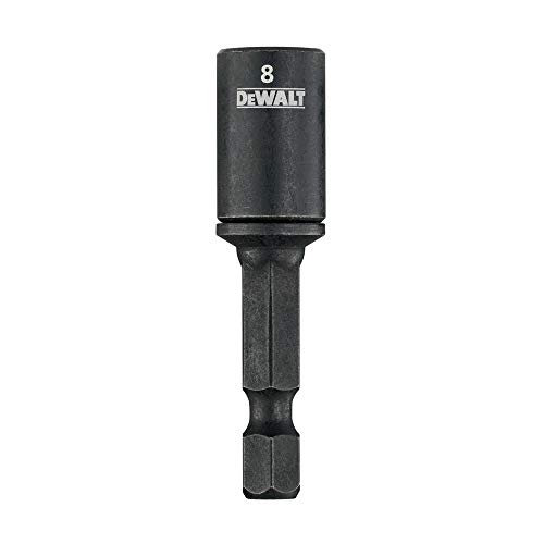 DeWalt DT7465-QZ DT7465-QZ-Llave de Vaso Hexagonal magnética de Impacto de Limpieza fácil 8mm