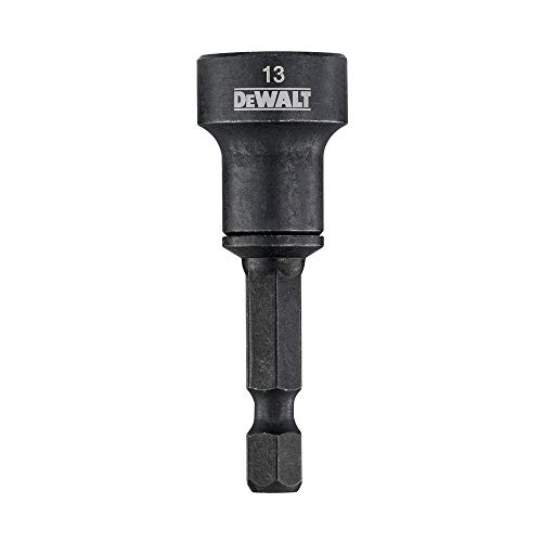 DeWalt DT7467-QZ DT7467-QZ-Llave de Vaso Hexagonal magnética de Impacto de Limpieza fácil 13mm