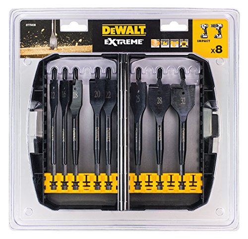 DeWalt DT7943B - Paquete de 8 brocas de fresar para madera