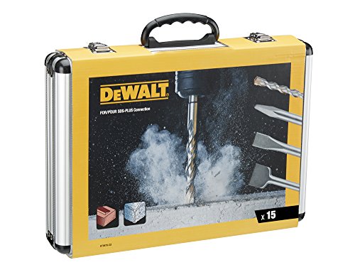 Dewalt DT9679-QZ Juego de cinceles y brocas (15 piezas) SDS-plus, 0 W, 0 V, Color:, Size