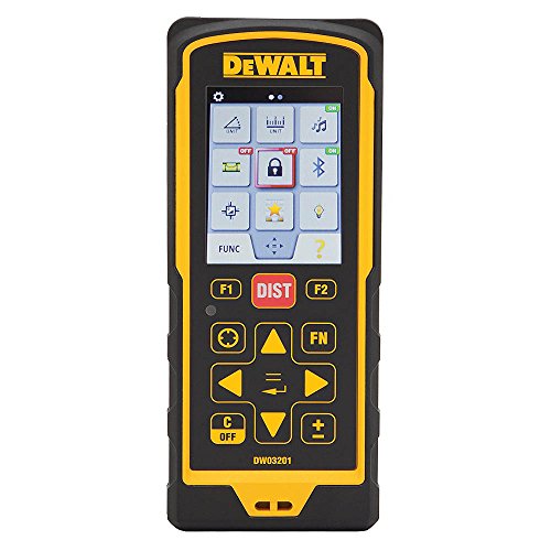 DEWALT DW03201-XJ - Medidor láser de distancias con alcance de 200m. Conectividad Bluetooth