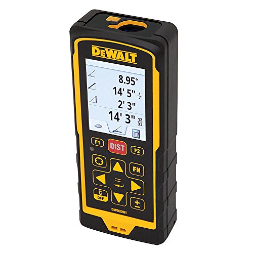 DEWALT DW03201-XJ - Medidor láser de distancias con alcance de 200m. Conectividad Bluetooth