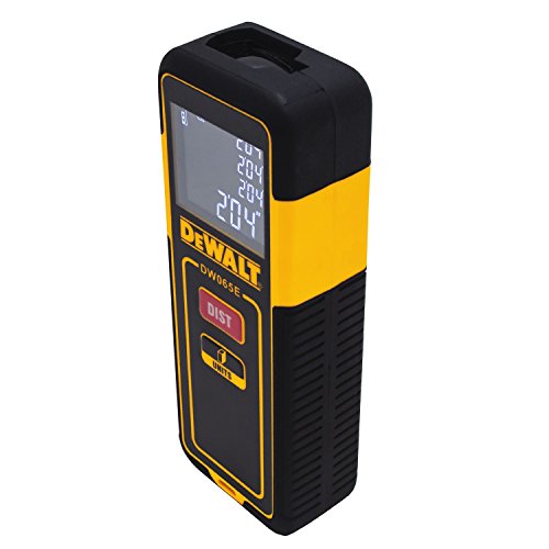 DeWalt DW065E - Medidor de distancia ligero, láser