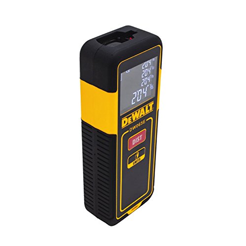 DeWalt DW065E - Medidor de distancia ligero, láser