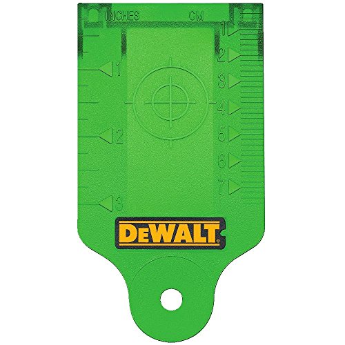 DEWALT DW0730G - Tarjeta de objetivo láser, color verde