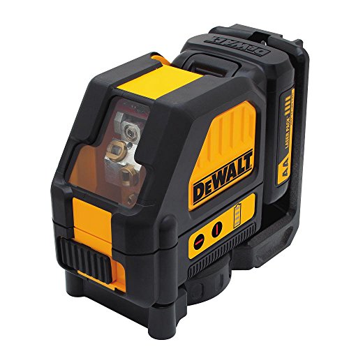 DeWalt DW088LR - Láser de línea cruzada (12 V), color rojo