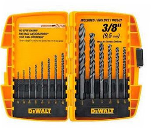 DeWalt dw1162 14 piezas Negro óxido de juego de brocas