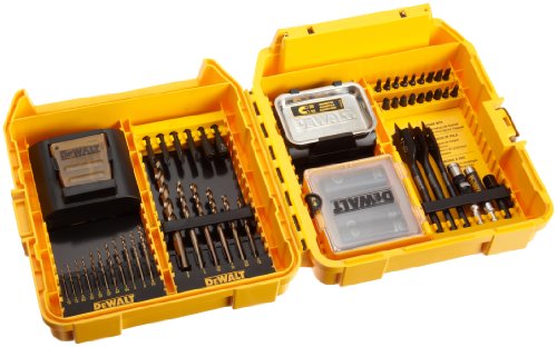 DeWALT DW2583 Juego de brocas 65pieza(s) broca - Brocas (Taladro, Multiherramienta eléctrica, Juego de brocas, Rotación manual derecha, Multi, Envase para colgar, 65 pieza(s))