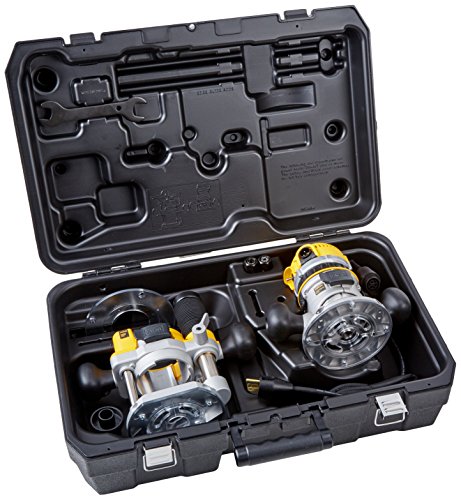 DeWalt dw618pk 12-amp 2 – 1/4 HP y de Incisión Router fijas de velocidad variable kit