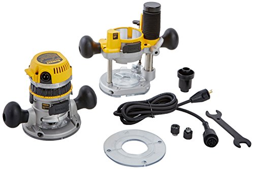 DeWalt dw618pk 12-amp 2 – 1/4 HP y de Incisión Router fijas de velocidad variable kit