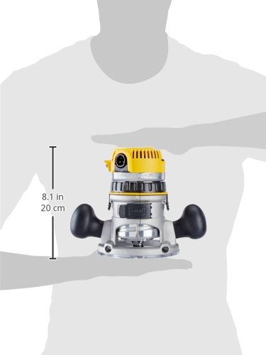 DeWalt dw618pk 12-amp 2 – 1/4 HP y de Incisión Router fijas de velocidad variable kit