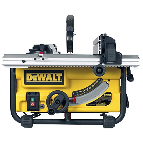 Dewalt DW745-QS Sierra 1.700W-diámetro de 250 mm-Mesa 630 x 570 mm-Portátil, Set de 2 Piezas