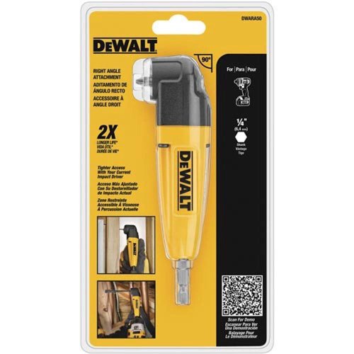 DEWALT DWARA050 - Adaptador de taladro en ángulo recto (versión HD)