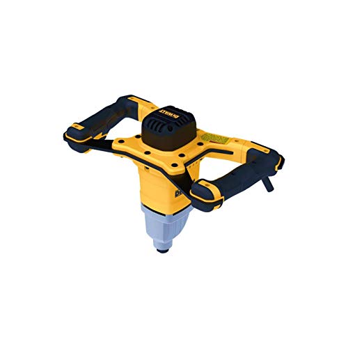 DeWalt DWD241-QS DWD241-QS-Mezclador 1.800W Dial de 3 velocidades y Adaptador roscado M14, Schwarz/Gelb