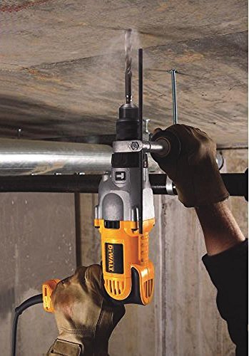 DEWALT DWD524KS-QS - Taladro percutor 1100W-electronico 2 velocidades 13 mm portabrocas auto. embrague maletin