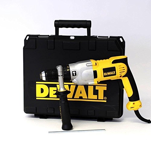 DEWALT DWD524KS-QS - Taladro percutor 1100W-electronico 2 velocidades 13 mm portabrocas auto. embrague maletin