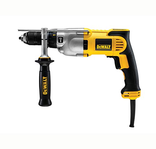 DEWALT DWD530KS-QS - Taladro percutor 1300W - Electrónico 2 velocidades 13mm portabrocas auto, embrague eléctrico y mecánico + maletín