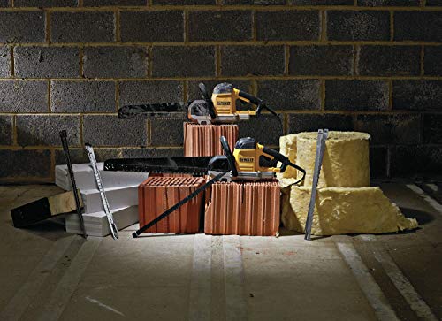 Dewalt DWE398-QS Sierra Aligátor, 1700 W, Negro, Amarillo
