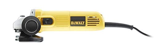 DeWalt DWE4016-QS DWE4016-QS-Mini-amoladora 115mm 730W 11.000 RPM Suave + Bloqueo y re-Arranque, 730 W