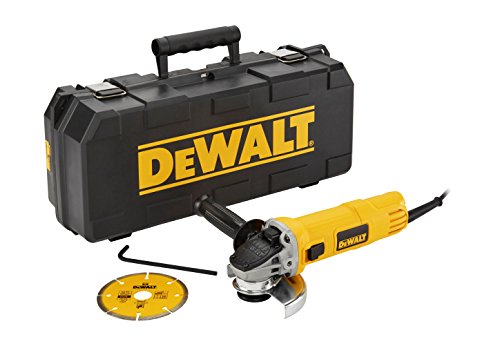 Dewalt DWE4156KD-QS Mini-amoladora 115 mm 900W 11.800 rpm maletín disco diamante