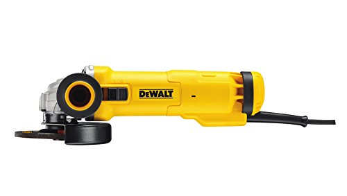 Dewalt DWE4207-QS DWE4207-QS-Mini-amoladora 125mm 1.010W 11.000 RPM Suave + Bloqueo y re-Arranque, 1010 W, 230 V, Negro Y Amarillo