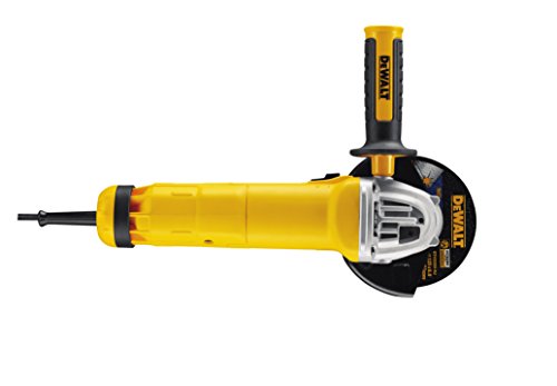 Dewalt DWE4207-QS DWE4207-QS-Mini-amoladora 125mm 1.010W 11.000 RPM Suave + Bloqueo y re-Arranque, 1010 W, 230 V, Negro Y Amarillo