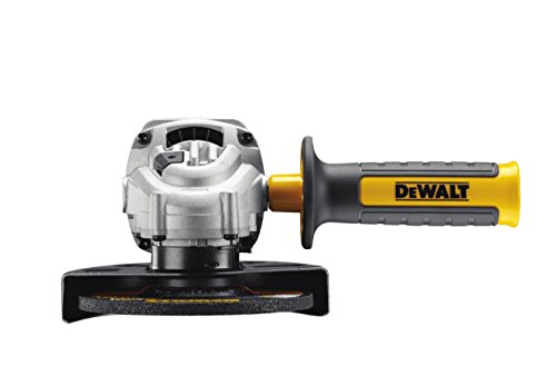 Dewalt DWE4207-QS DWE4207-QS-Mini-amoladora 125mm 1.010W 11.000 RPM Suave + Bloqueo y re-Arranque, 1010 W, 230 V, Negro Y Amarillo