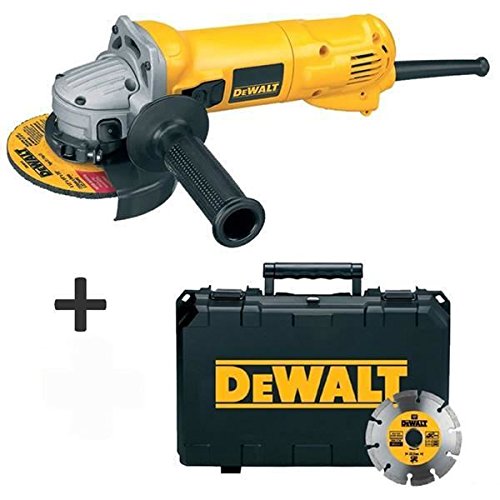 DeWalt DWE4217KD Miniamoladora 125mm 1200W + 1 disco de diamante + maletin