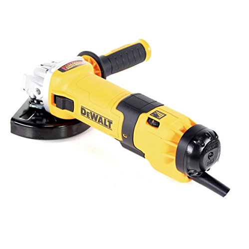 DEWALT DWE4257-QS - Amoladora eléctrica de 125 mm, 1500W, hasta 10.000 rpm