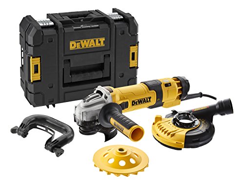 Dewalt DWE4257KT-QS Elektronik de Amoladora de ángulo hormigón 125 mm – 1500 W, 240 V, dwe4257kt de QS, 2 W, 240 V