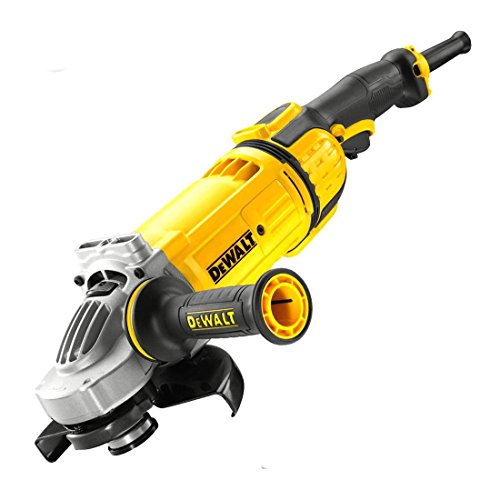 Dewalt DWE4597-QS Amoladora 180 mm 2.600W 8.500 rpm, Negro y amarillo, Set de 2 Piezas